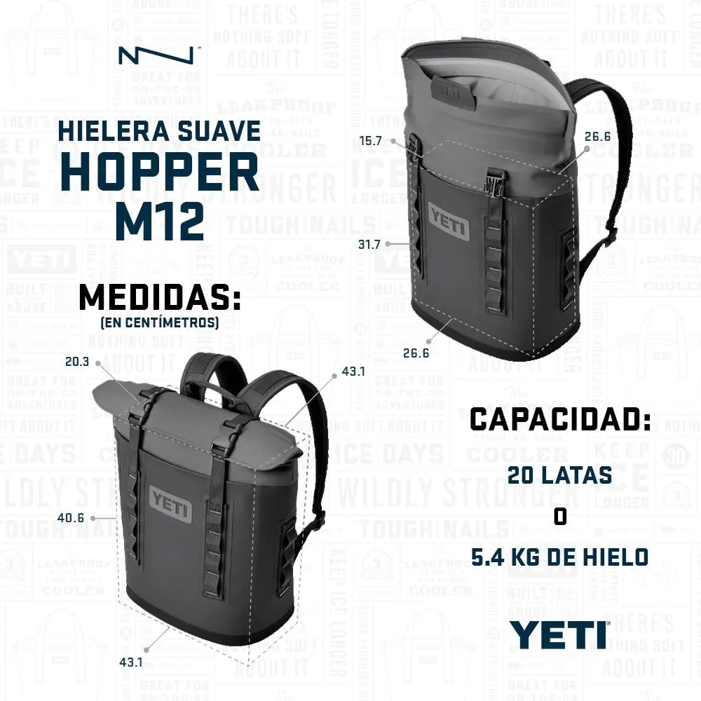 18060131263 HIELERA SUAVE HOPPER BACKPACK M12 MARINO MARCA YETI