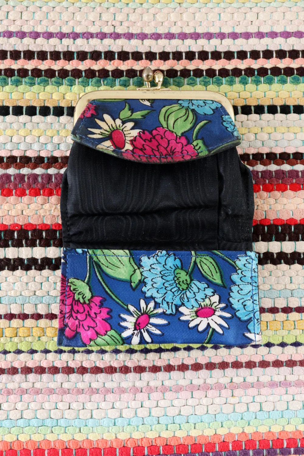 1960s Jewel Floral Wallet