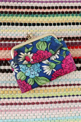 1960s Jewel Floral Wallet