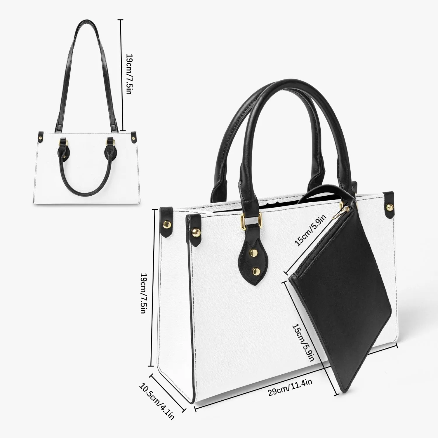 876. Tote Bag - Long Strap and Inner Bag