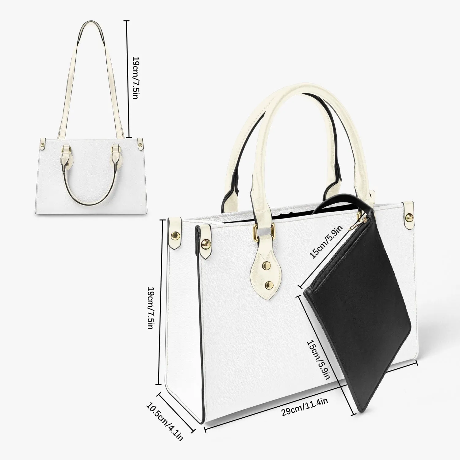 876. Tote Bag - Long Strap and Inner Bag