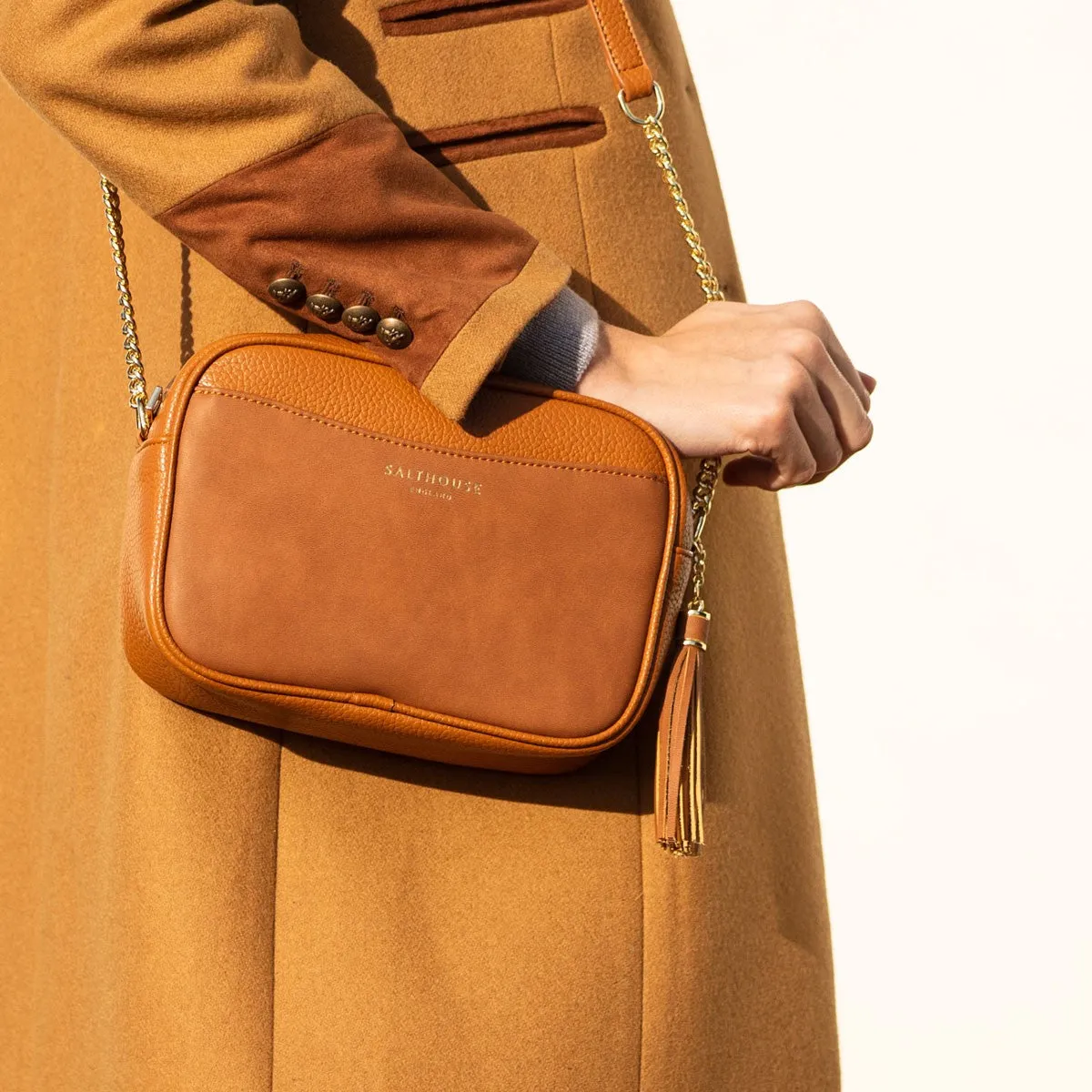 Adira Cross Body Bag - Toffee