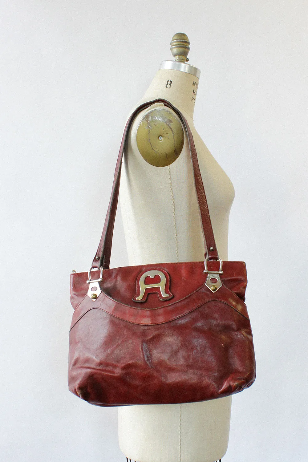 Aigner Cordovan Leather Purse