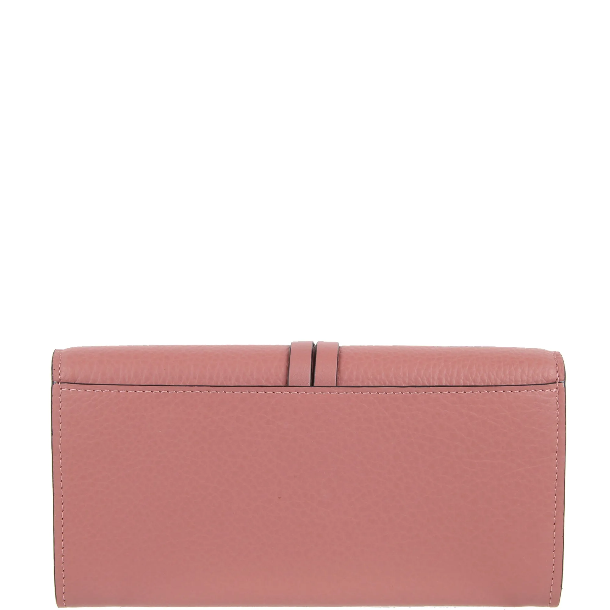 Alphabet Flap Wallet, Rusty Pink