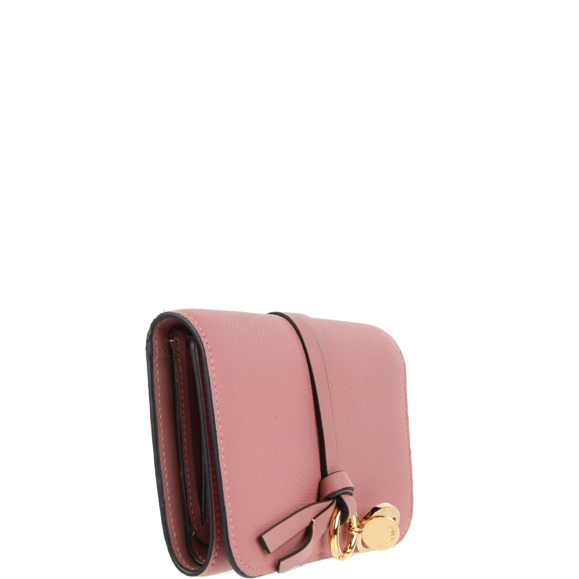 Alphabet Flap Wallet, Rusty Pink