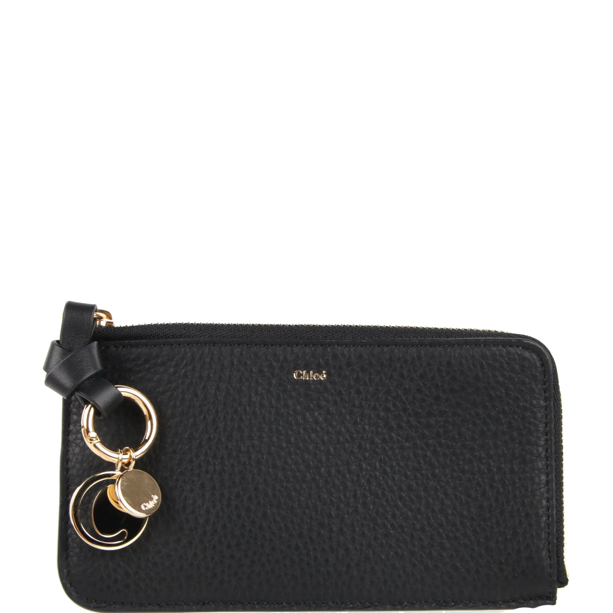 Alphabet Medium Purse, Black