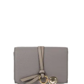 Alphabet Tri Fold Wallet, Cashmere Grey