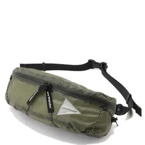 And Wander Sil Waist Bag Khaki