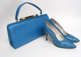 Andrew Geller Stilettos w/Bubbles & Bag