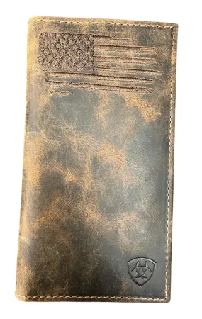 Ariat Rodeo DIST Stretch USA Flag Wallet