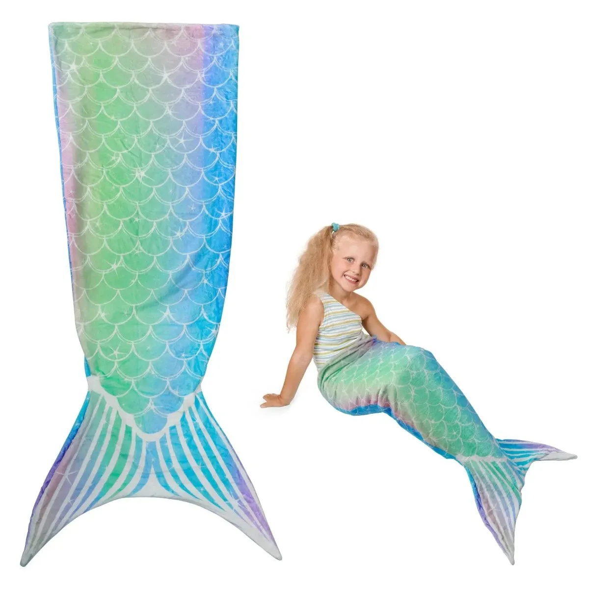 Baby Girl Mermaid Tail Blanket Sleeping Bag