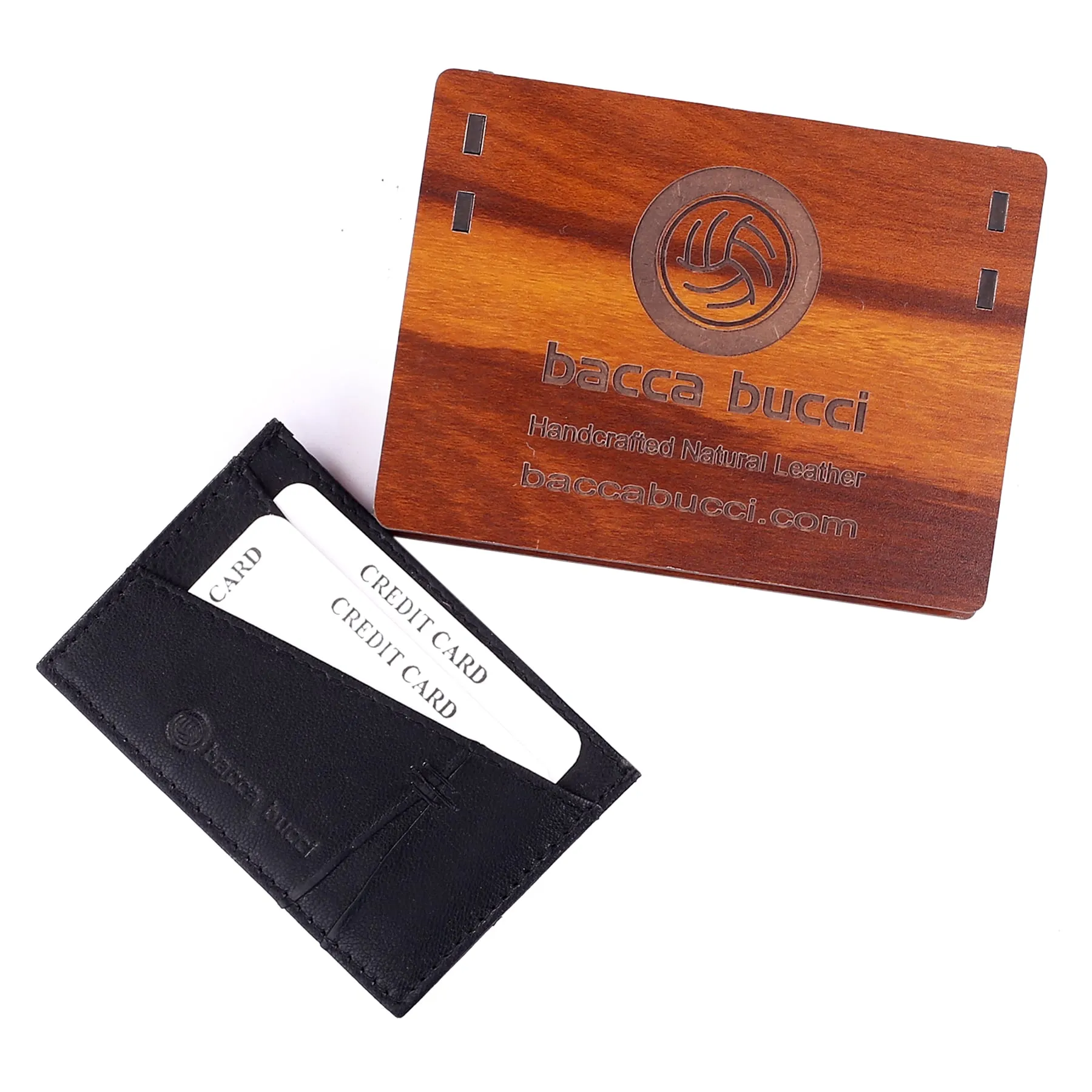 Bacca Bucci Genuine Leather Unisex Wallet Credit Card Holder