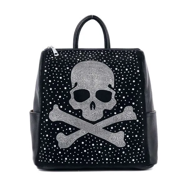 Backpack - Skull Rhinestone