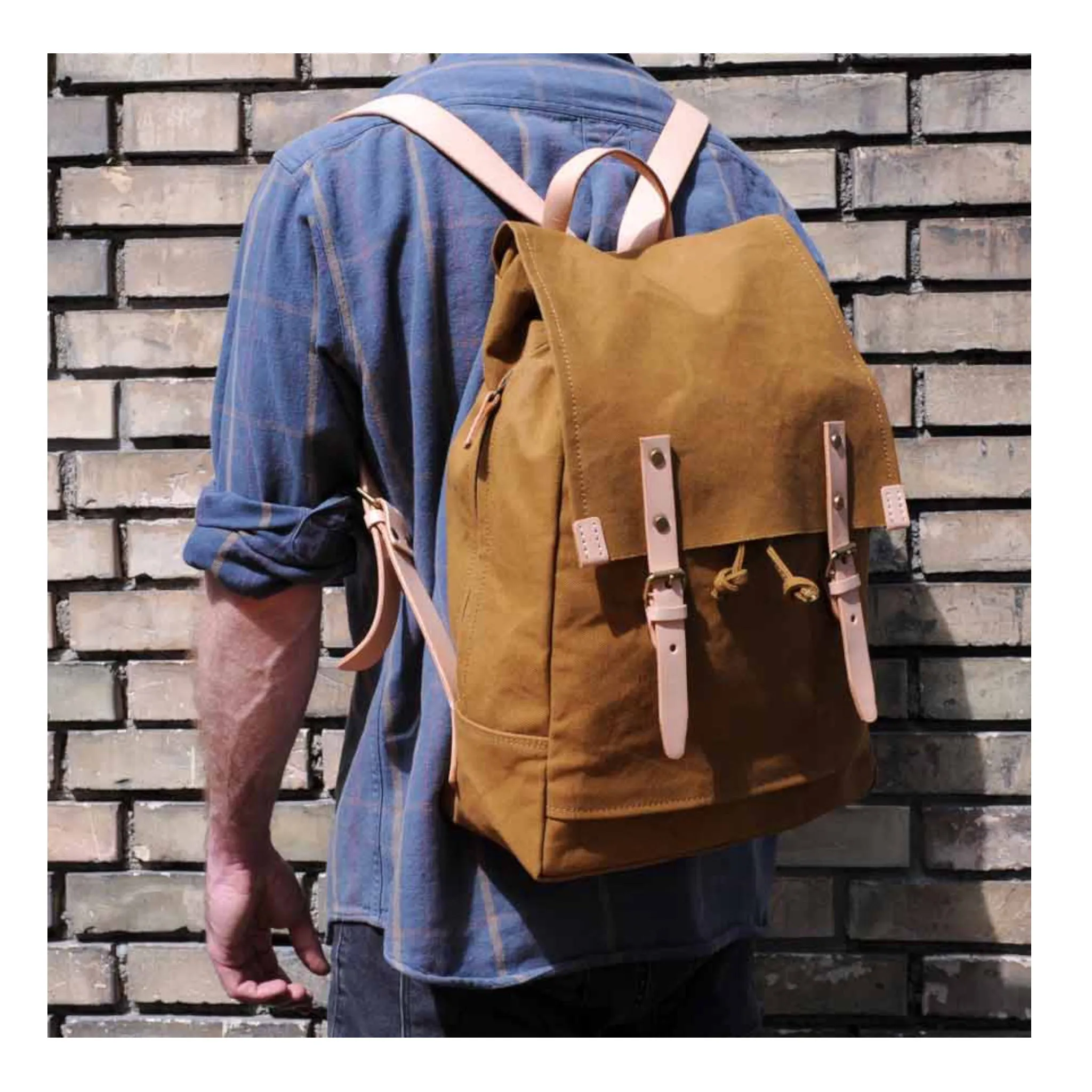 Baggy Port KBS 387 Backpack mustard