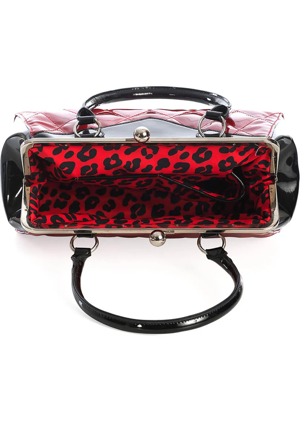 Banned Lilymae Diamond 50's Bag Red