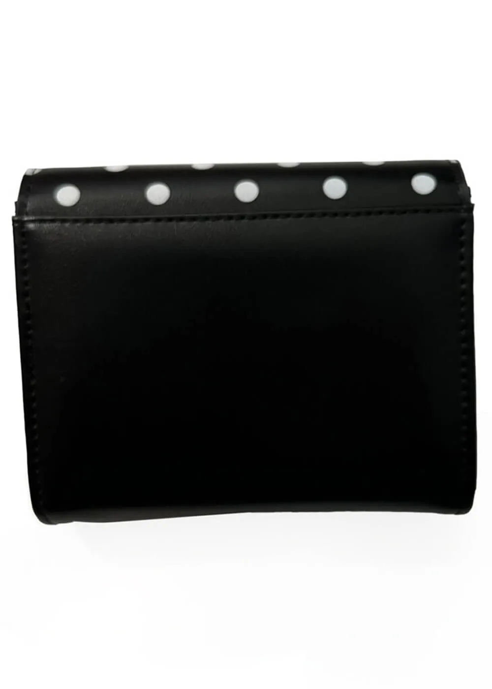 Banned Poppy Polka Wallet Black