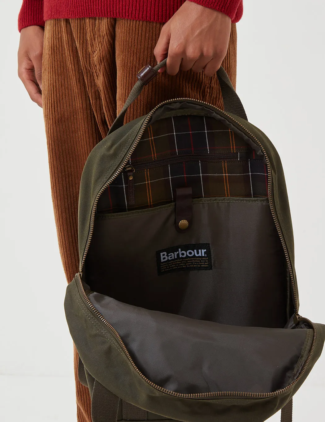 Barbour Houghton Backpack - Archive Olive Green