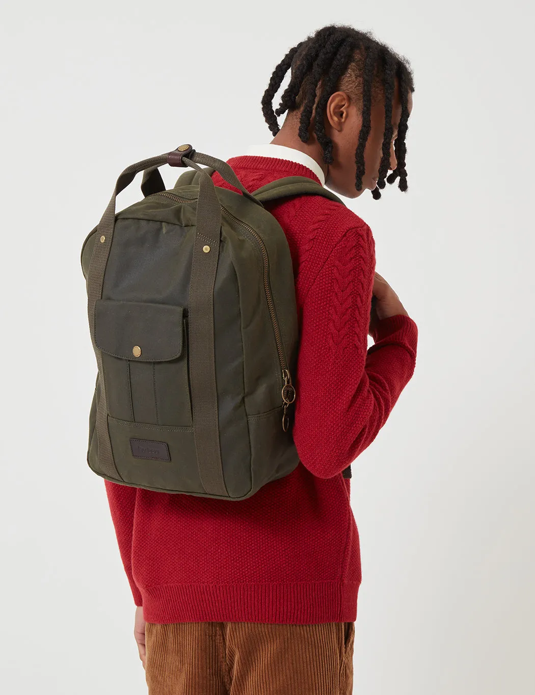 Barbour Houghton Backpack - Archive Olive Green