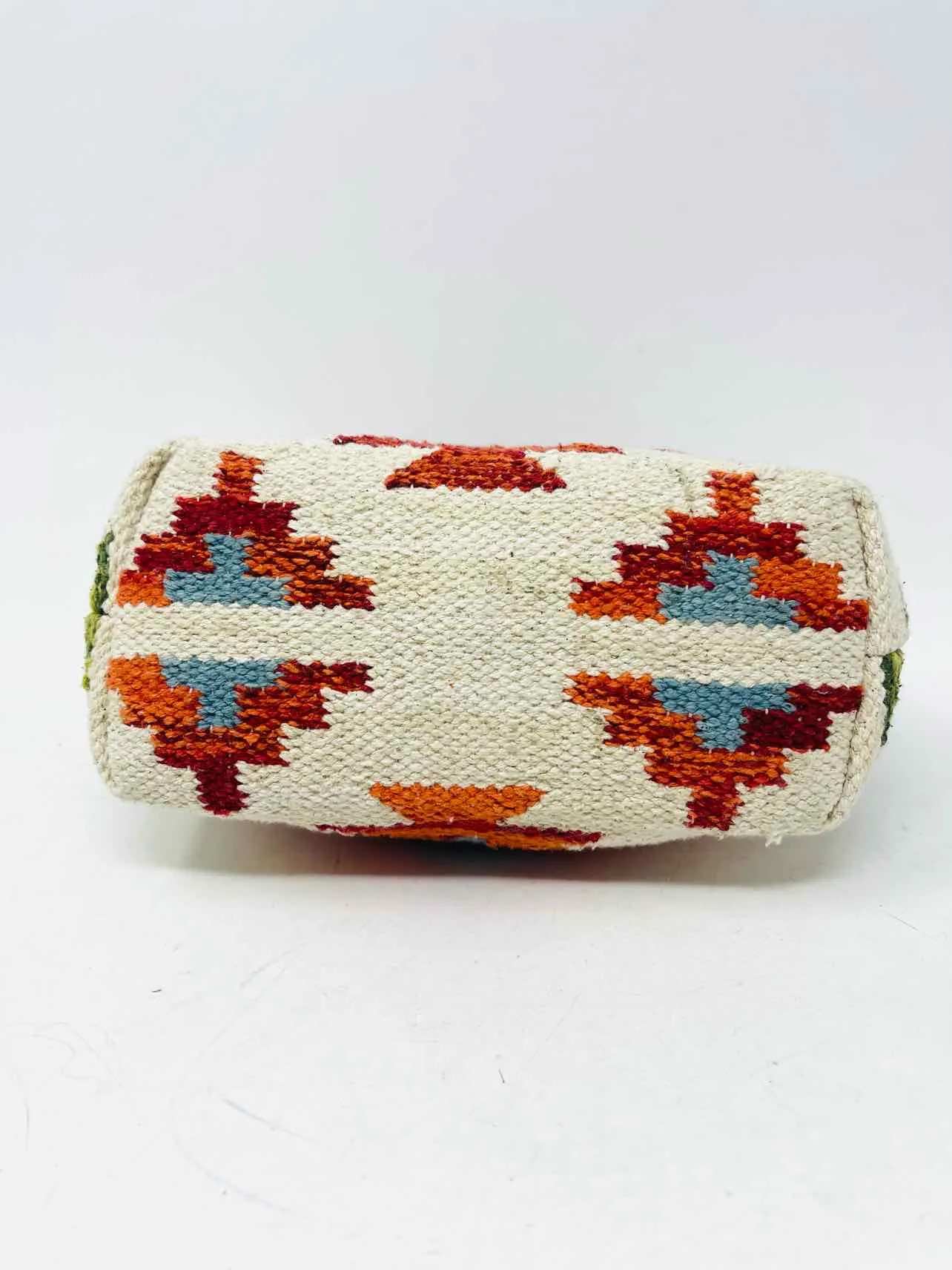 Beige/Red Southwest Woven Purses Crossbody Purse