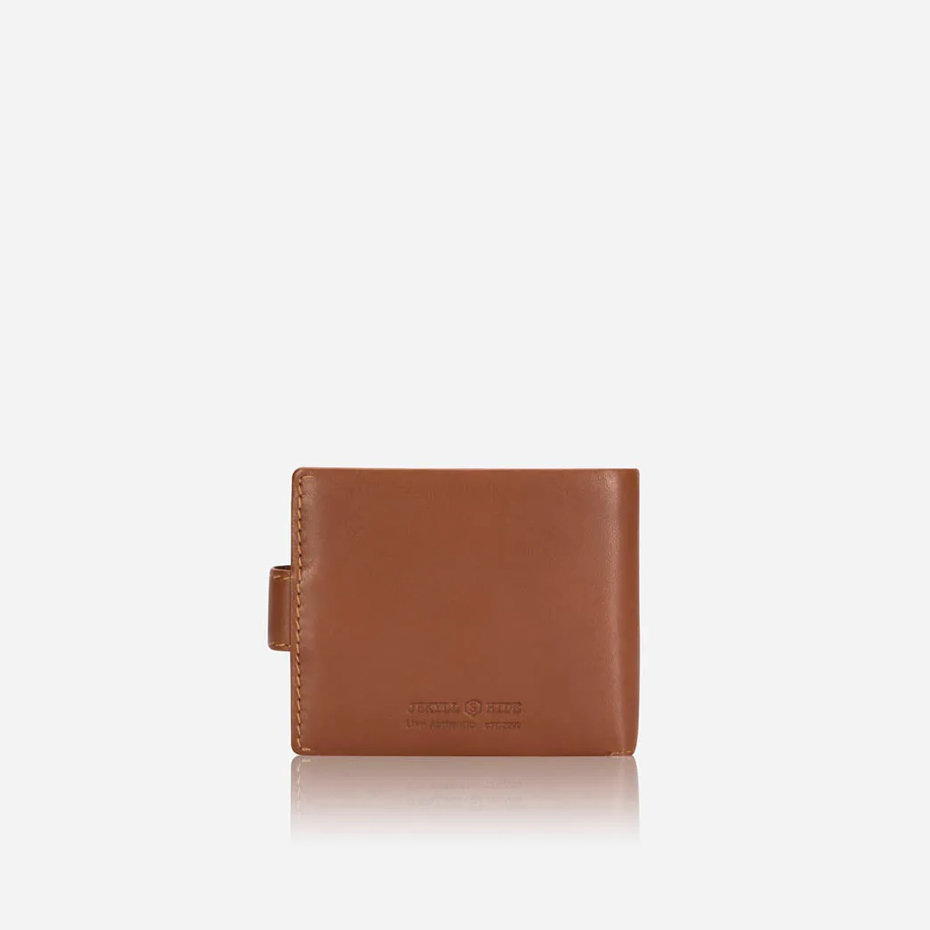 Bifold Wallet With Coin And ID Window, Tan