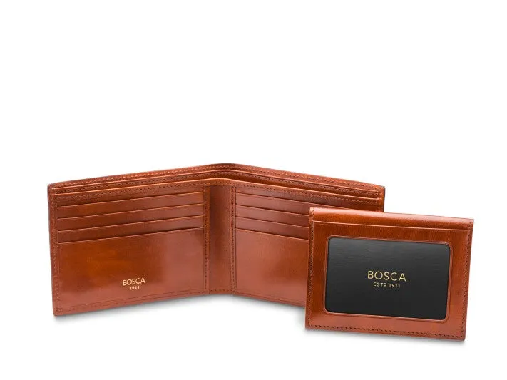 Bifold Wallet With I.D. Passcase Old Leather