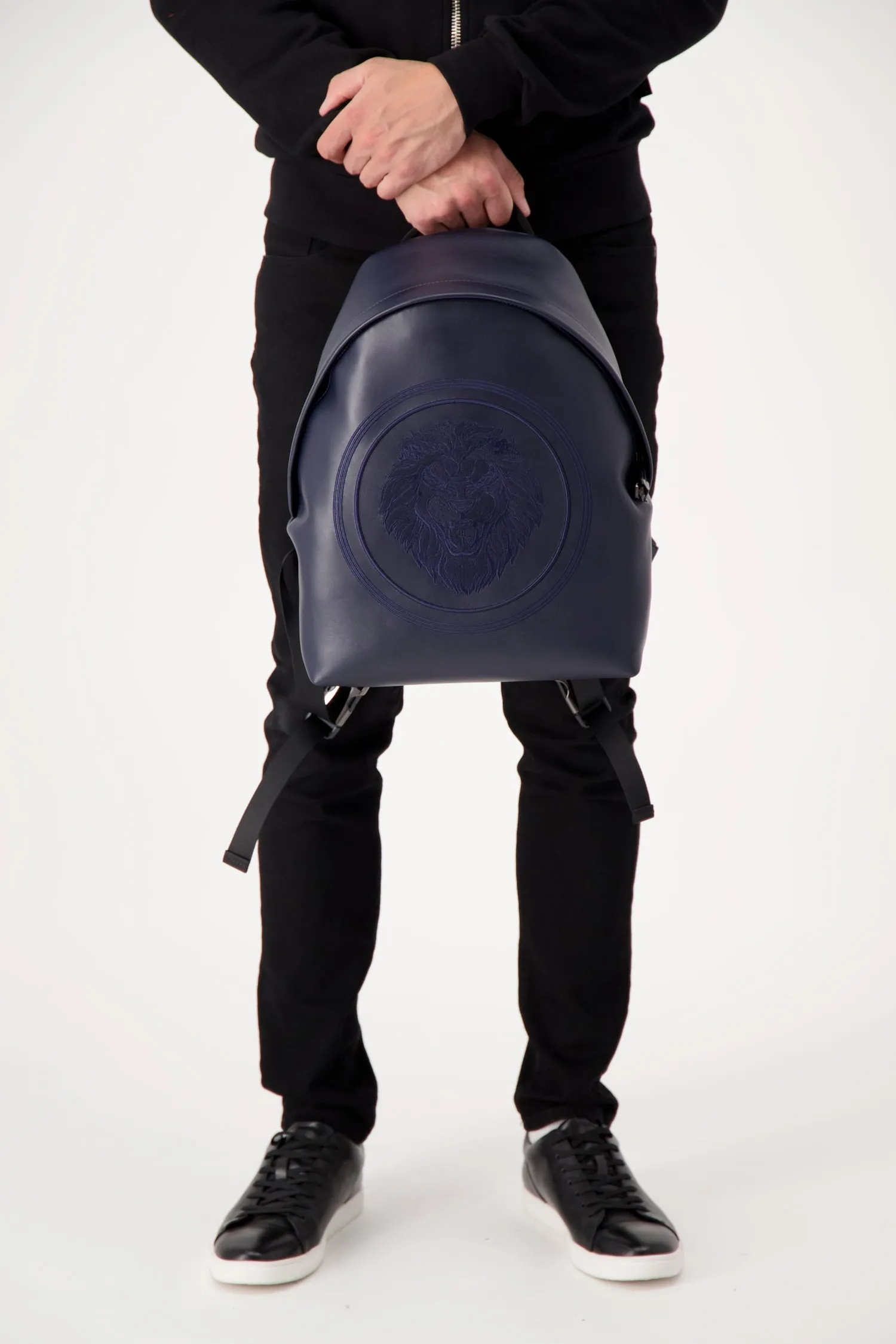 Billionaire Dark Blue Medium Lion Backpack