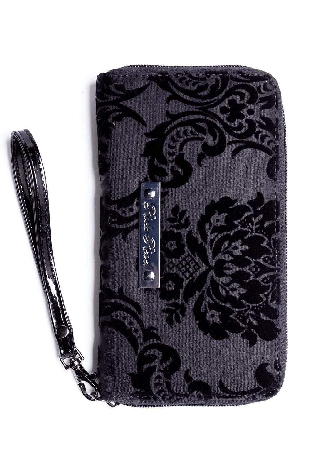 Black Damask Wallet