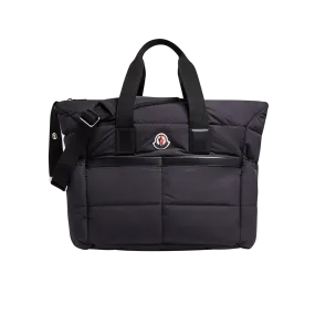 Black  Enfant Logo-Patch Zipped Changing Bag