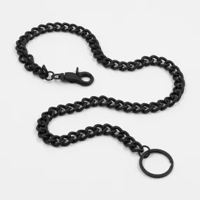 Black Hematite Wallet Chain