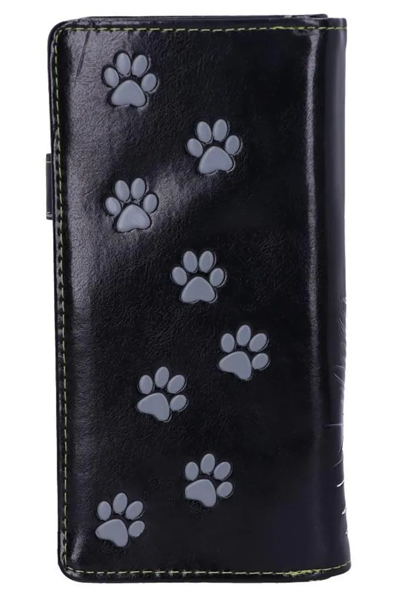 Black Lucky Cat Wallet