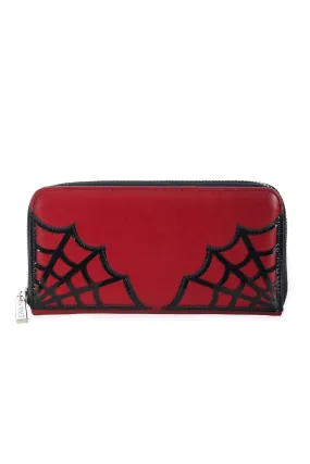 Blood Red Cobwebs Wallet