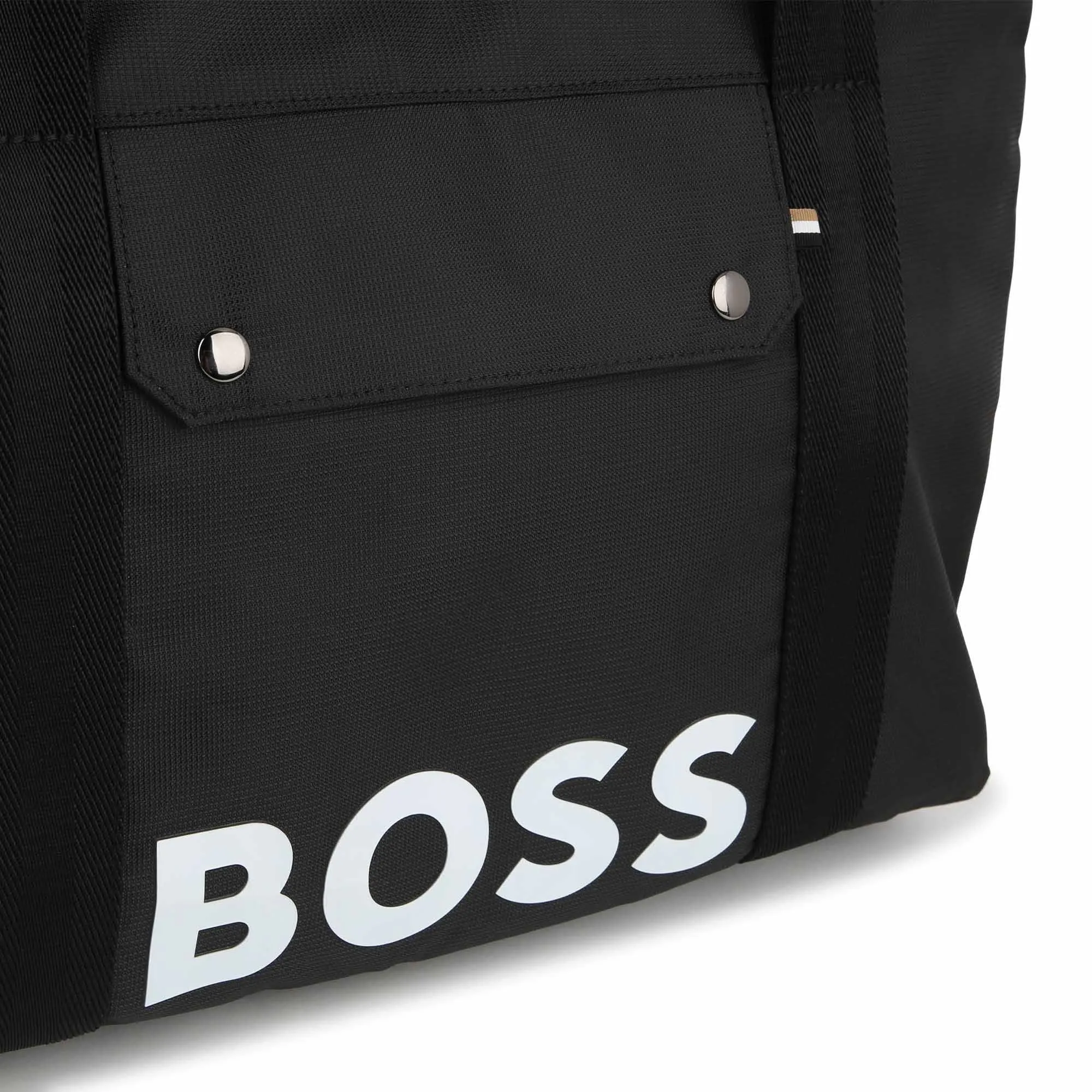 Boss Changing Bag Logo Black