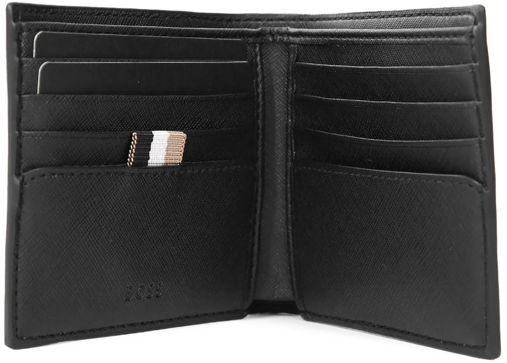 Boss Zair 8 CC Wallet In Black For Men