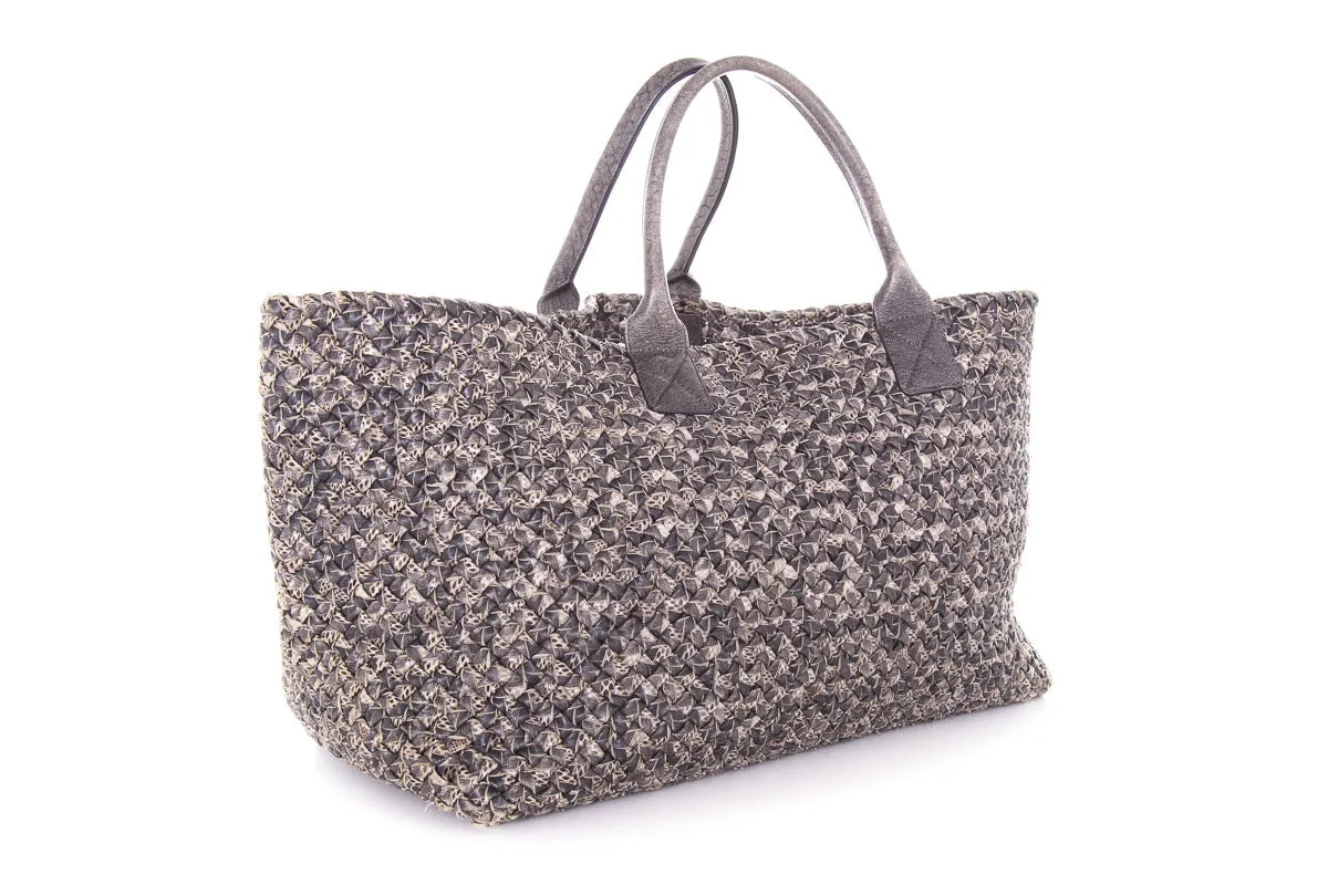 Bottega Veneta Grey Large Cabat Tote