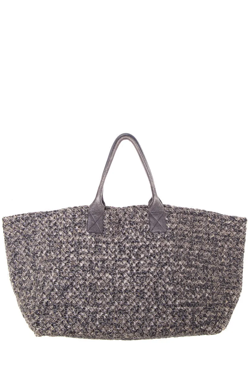 Bottega Veneta Grey Large Cabat Tote