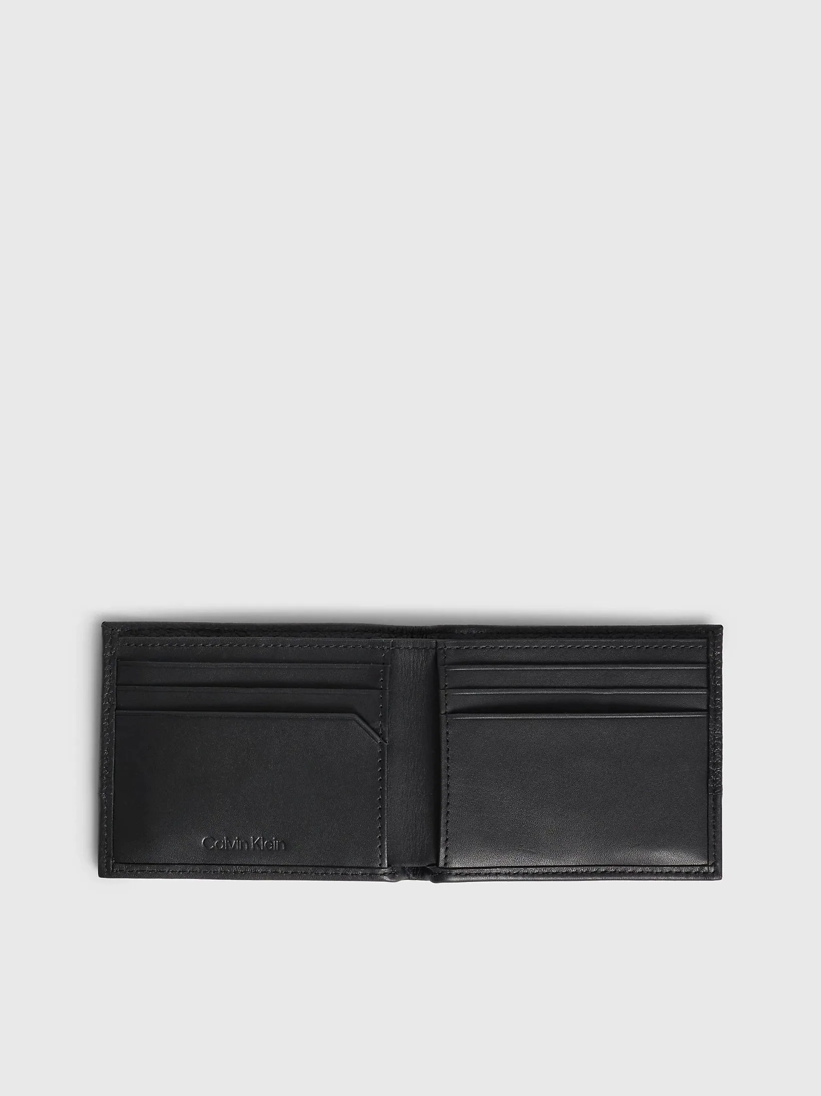 Calvin Klein Mens Subtle Mix Bifold Leather Wallet