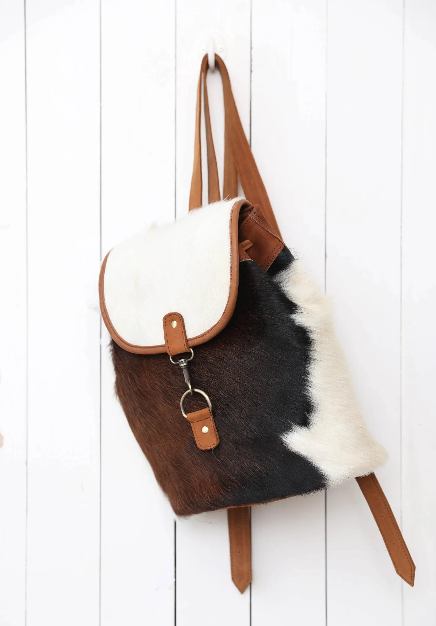 Cowhide Backpack