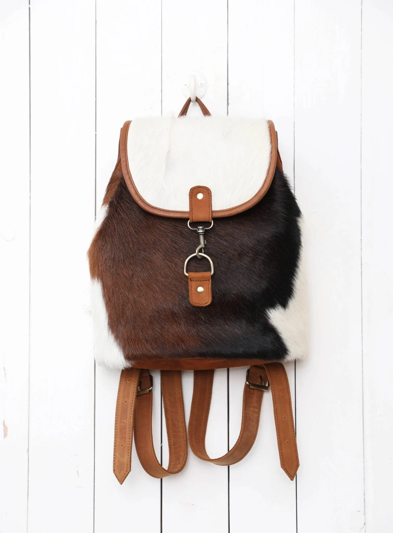 Cowhide Backpack