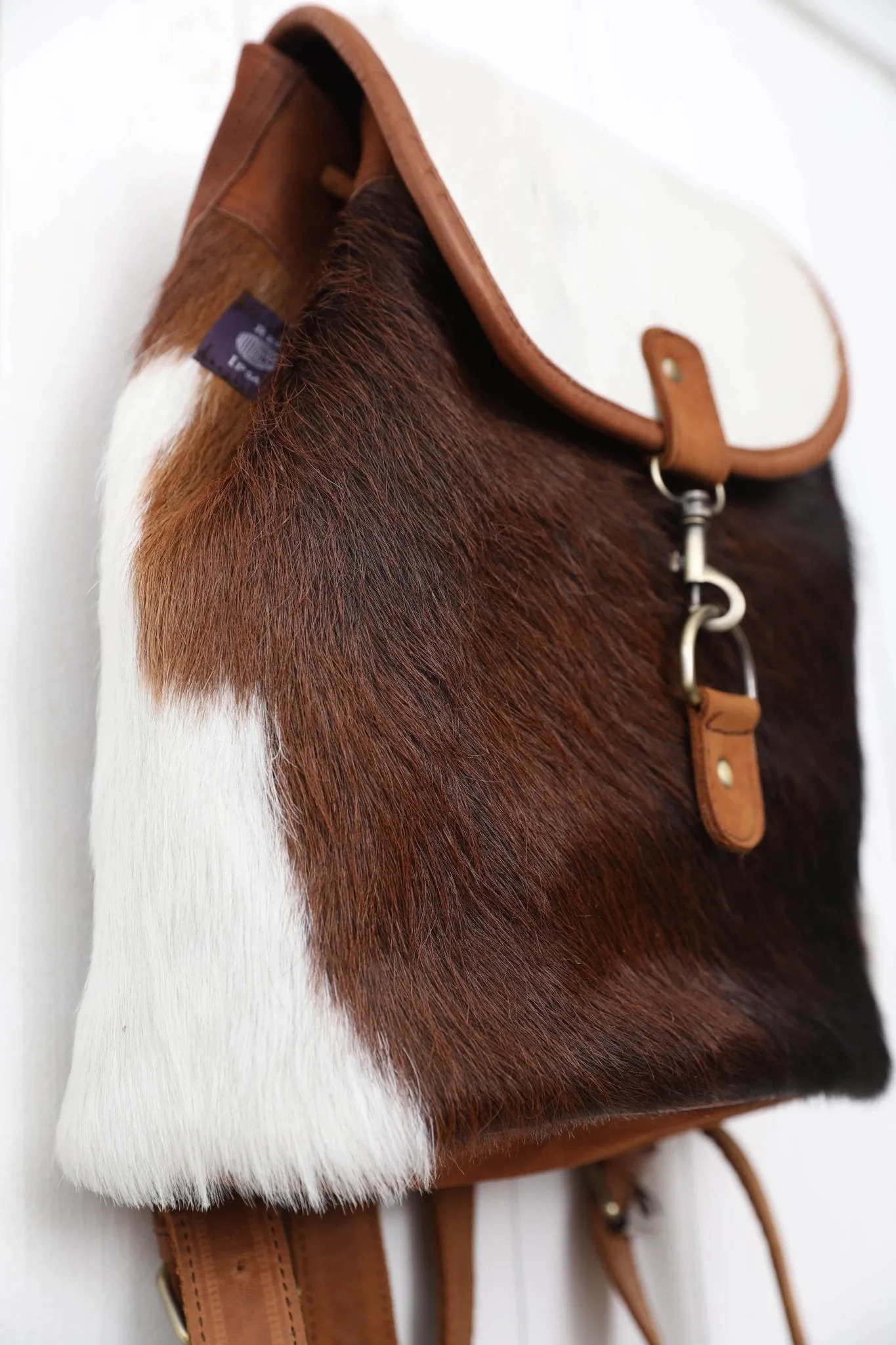 Cowhide Backpack