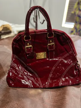 Cranberry Patent Leather Purse