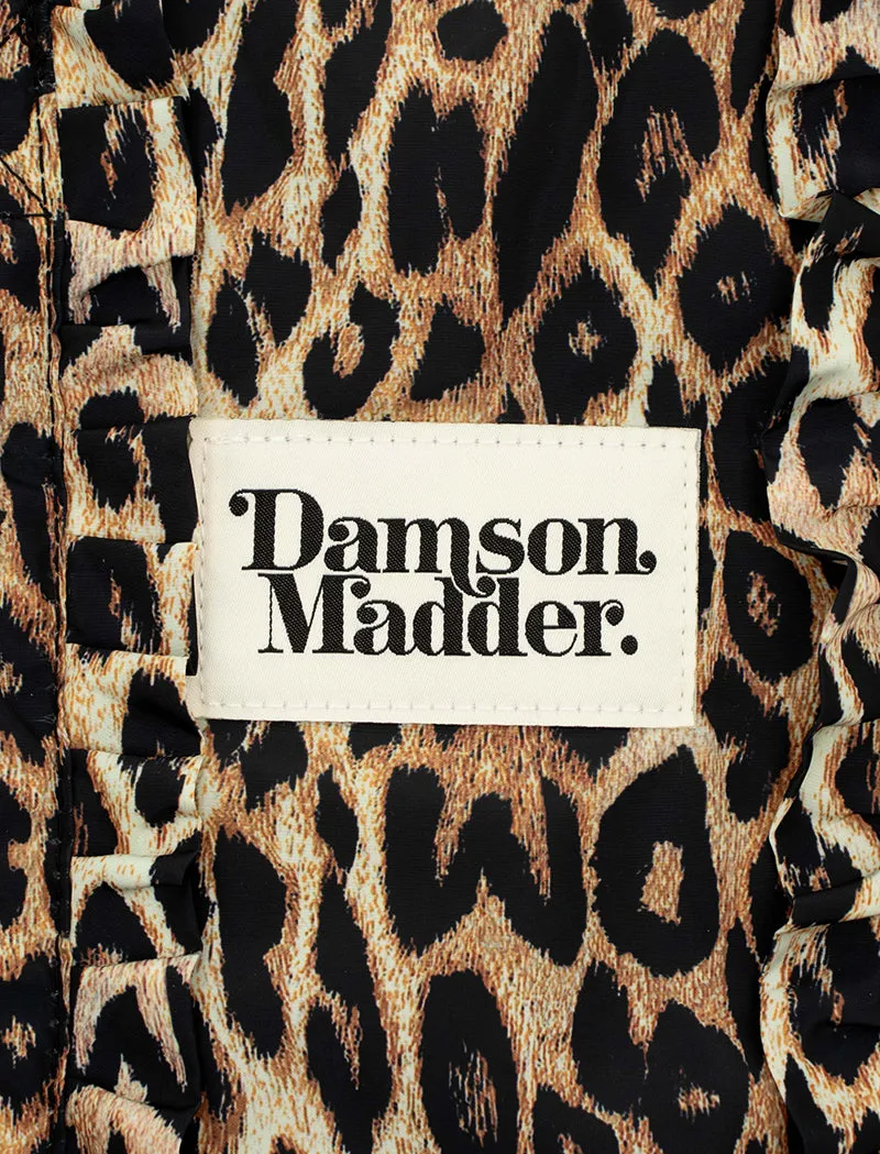 Damson Madder Frill Tote Bag Leopard