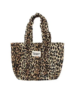 Damson Madder Frill Tote Bag Leopard