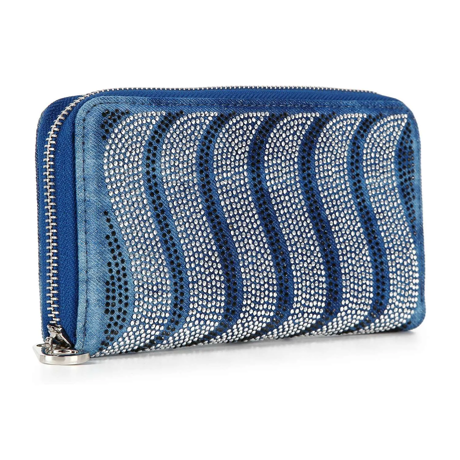 Denim Bling Wallet