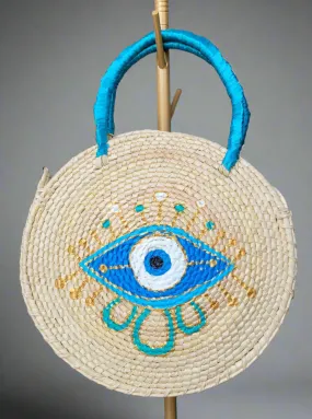 Egyptian EYE palm purse