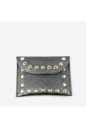 FIFI STUD COIN PURSE ANTRACITE