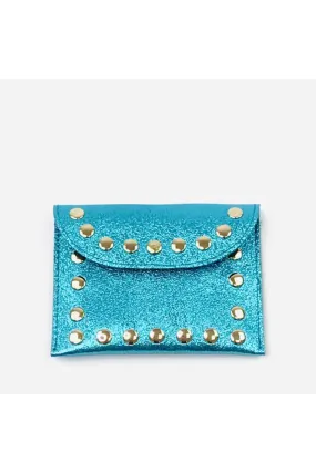 FIFI STUD COIN PURSE TURCHESE