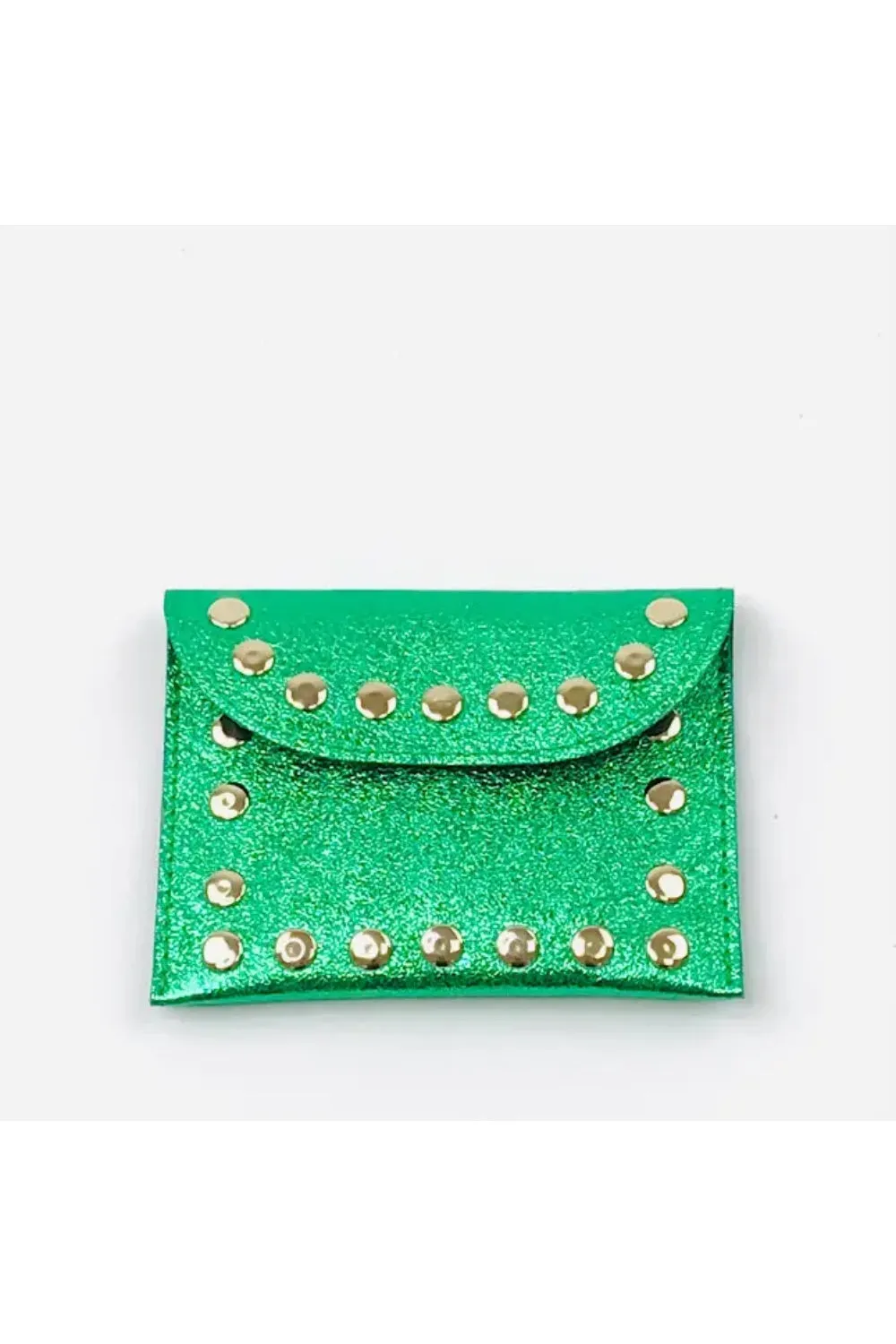 FIFI STUD COIN PURSE VERDE