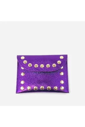 FIFI STUD COIN PURSE VIOLA