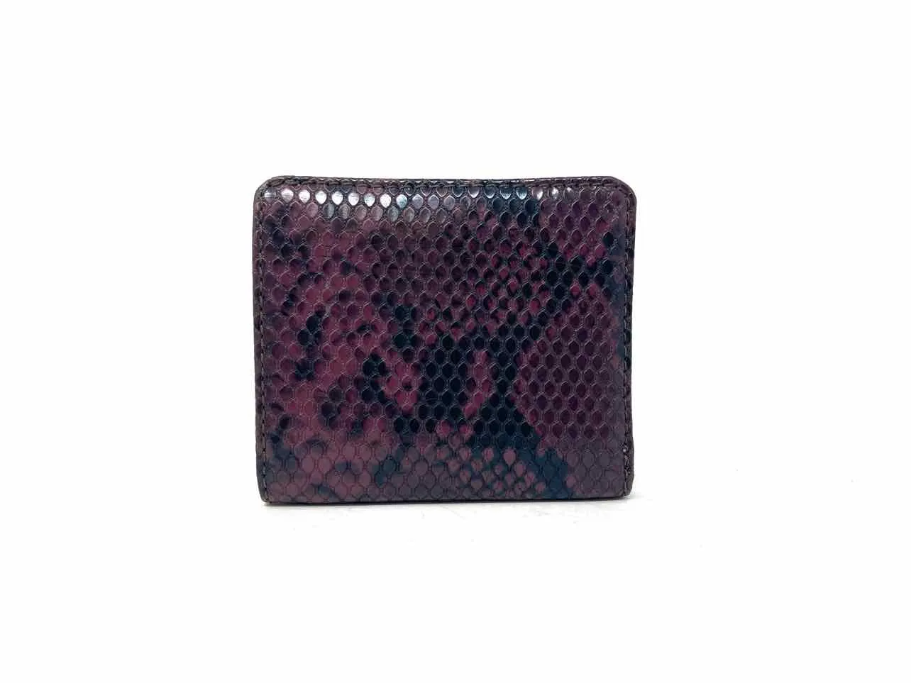 Fossil Purple/Black Reptile Faux Leather Accessories Wallet