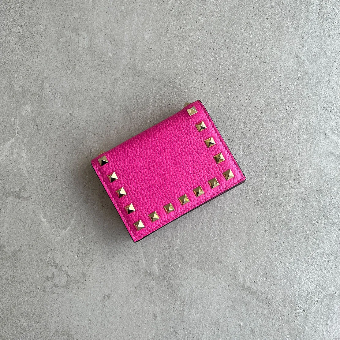 French Flap Wallet, PP Pink